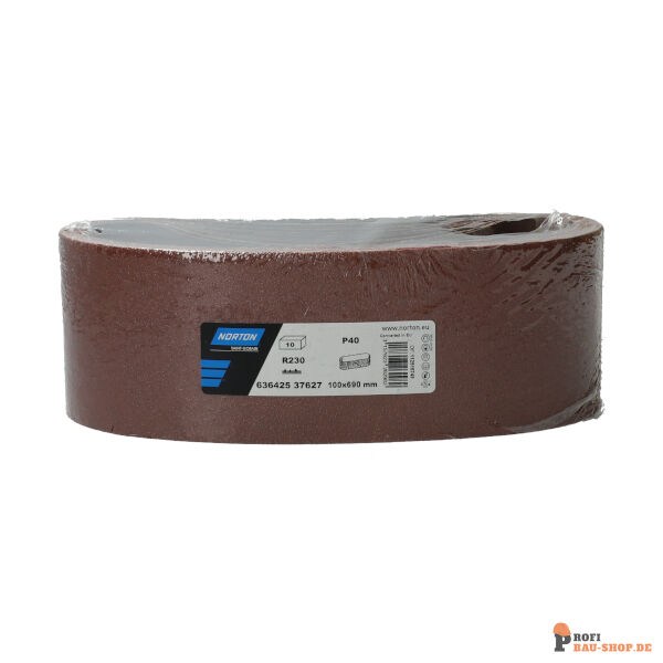 nortonschleifmittel/NORTON_schleifmittel_63642537627 Narrow Belts Norton R230 100.00x690 Grit 40_137408